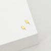 Linda Tahija -  Stud Lightning Bolt Gold Plate Earrings