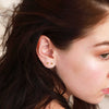 Linda Tahija - Stud Dot Silver Earrings