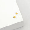 Linda Tahija - Stud Heart Gold Plate Earrings
