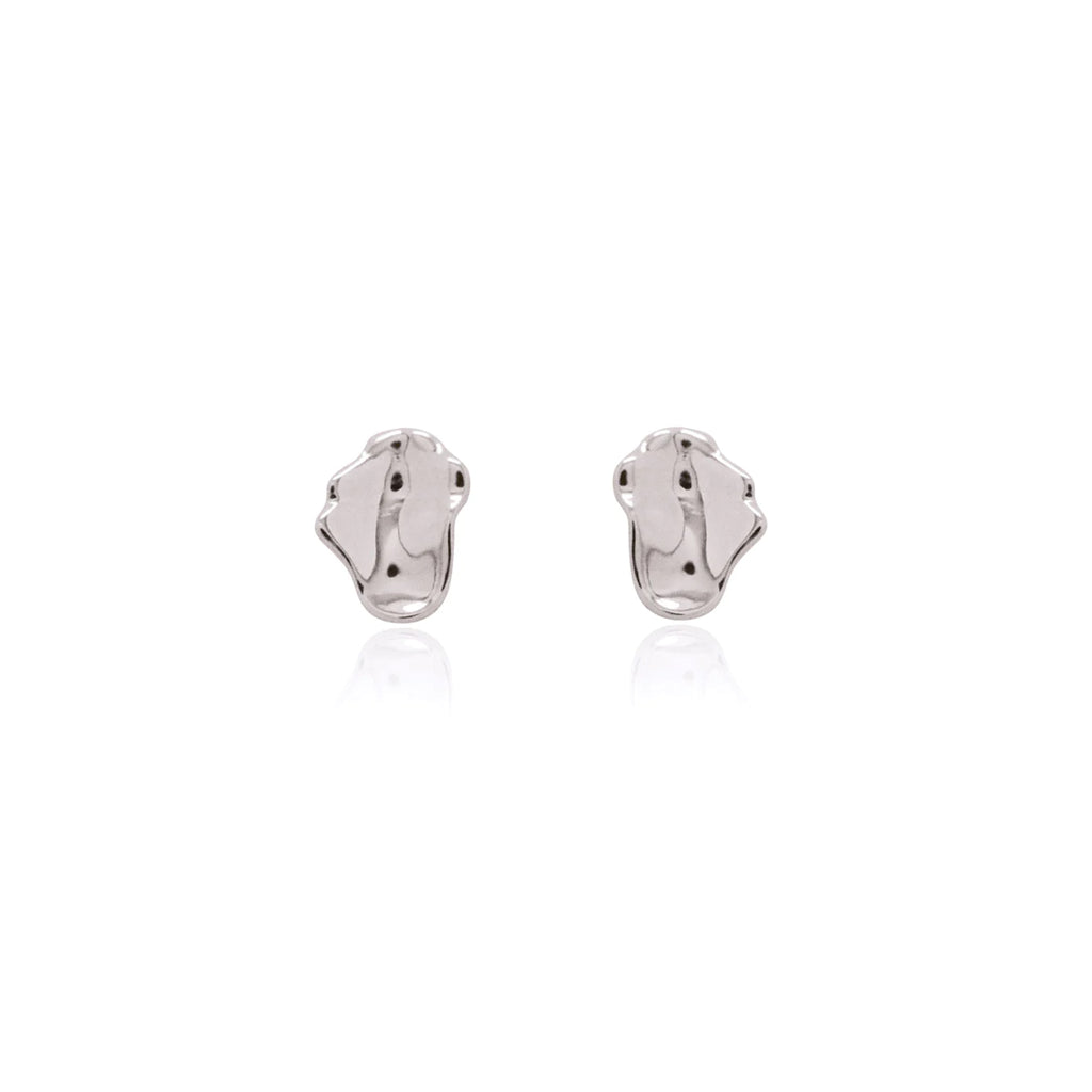 Linda Tahija - Stud Morph Silver Earrings