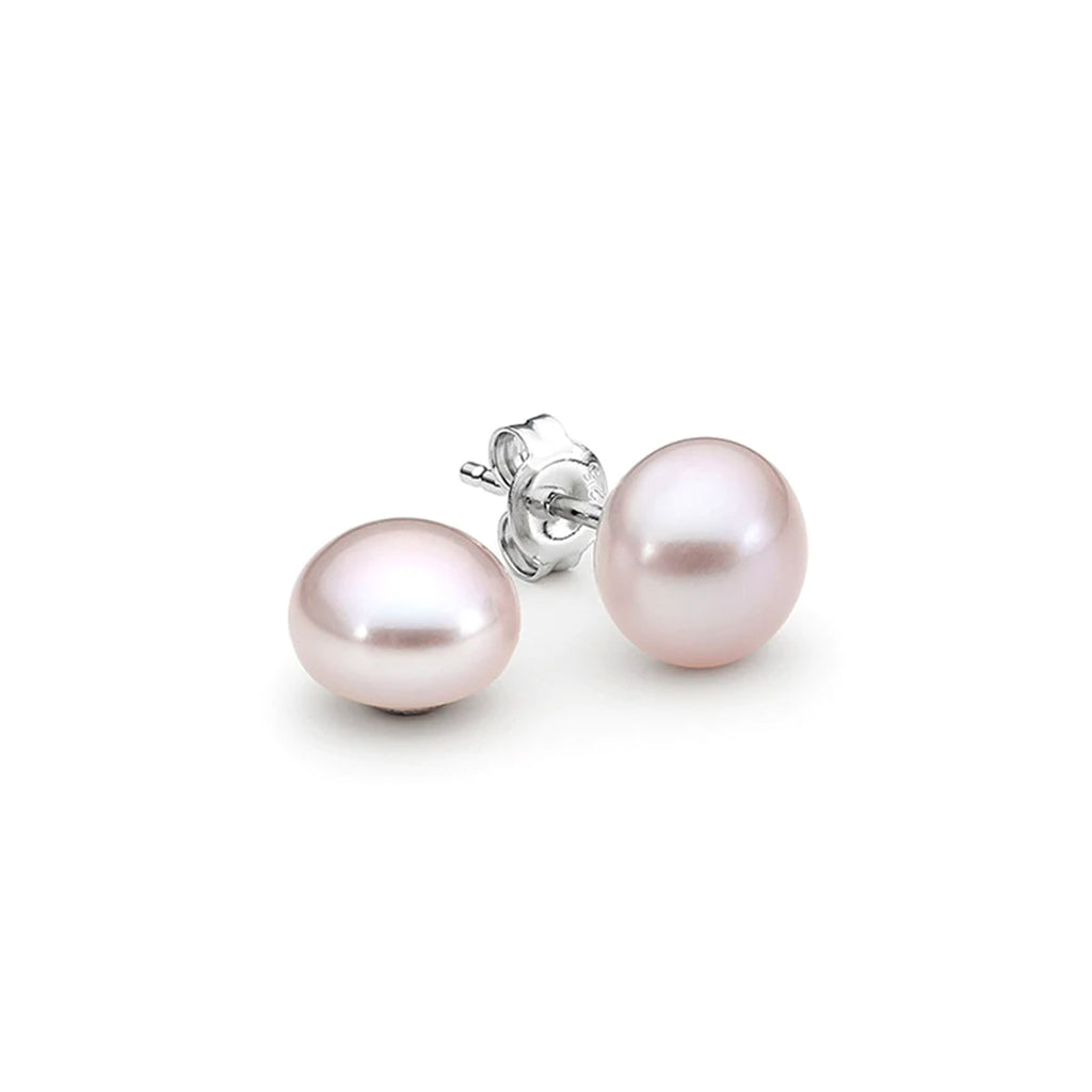 Ikecho -  Fresh Water Pearl Button studs 7mm