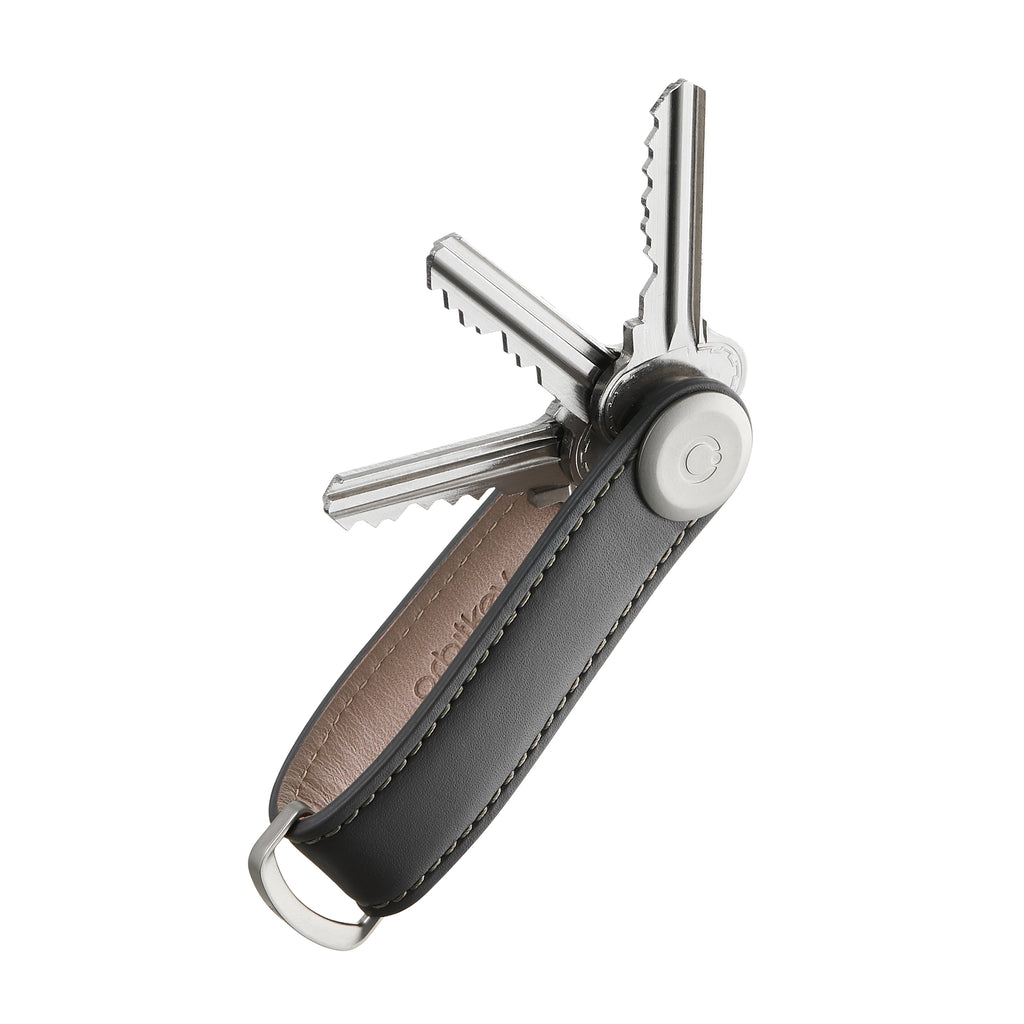 OrbitKey Leather Charcoal